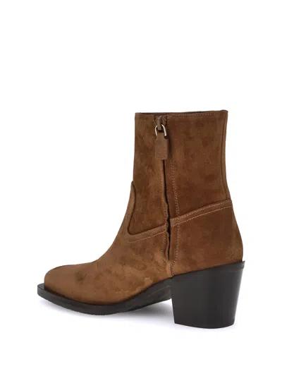 Stuart Weitzman Tate Ankle Boots In Brown