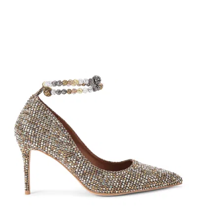Kurt Geiger Embellished Belgravia Jewel Pumps 85 In Gold