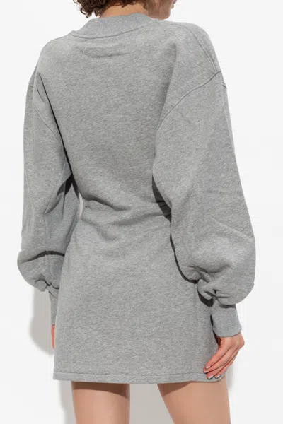 Attico The  Mini Dress In Gray
