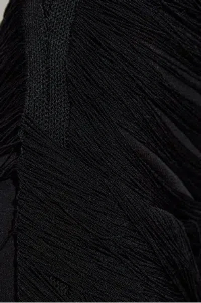 Attico Lace-up Mini Skirt In Black