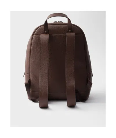 Prada Structured Leather Backpack