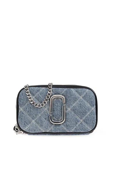 Marc Jacobs Small Crossbody Bag The Snapshot In Quilted Denim
