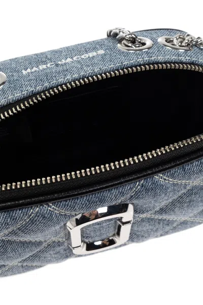 Marc Jacobs Small Crossbody Bag The Snapshot In Quilted Denim