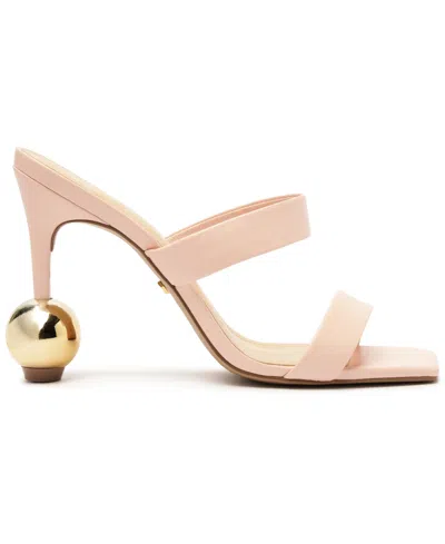 Arezzo Women's Gianna High Geometric Slip-on Sandals In Neutral