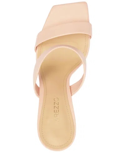 Arezzo Women's Gianna High Geometric Slip-on Sandals In Neutral