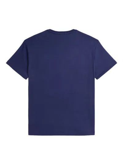 Polo Ralph Lauren Crew Neck Short Sleeves In Blue