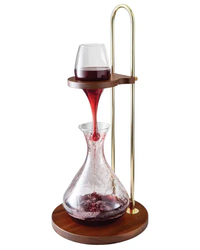 Godinger The Somm's Embrace Aerator & Carafe Station In Transparent