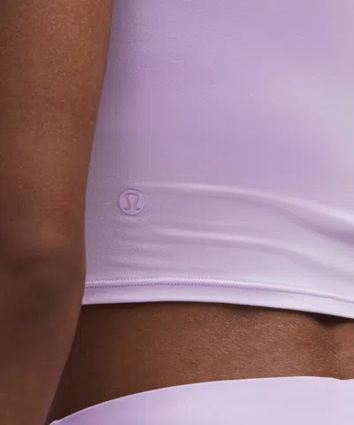 Lululemon Modal-silk Twist-front Cropped T-shirt