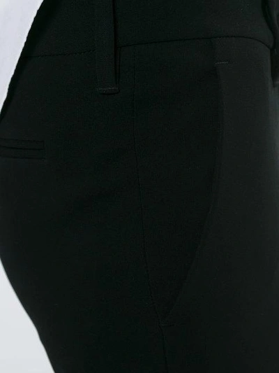 Shop Aspesi Slim-fit Cropped Trousers In Black