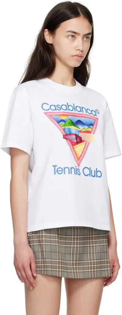 Casablanca Regular Fit T-shirt In White