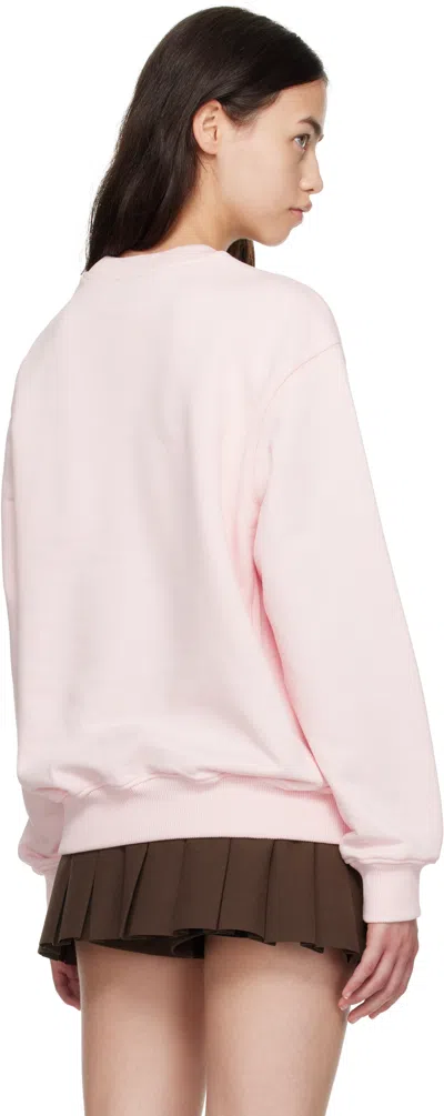 Casablanca Mountain Sports Crewneck Sweater In Pink