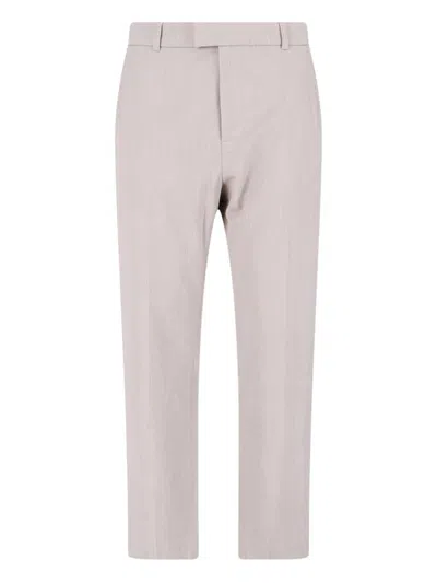 Represent Beige Tailored Pants With Medium Waist In Pink