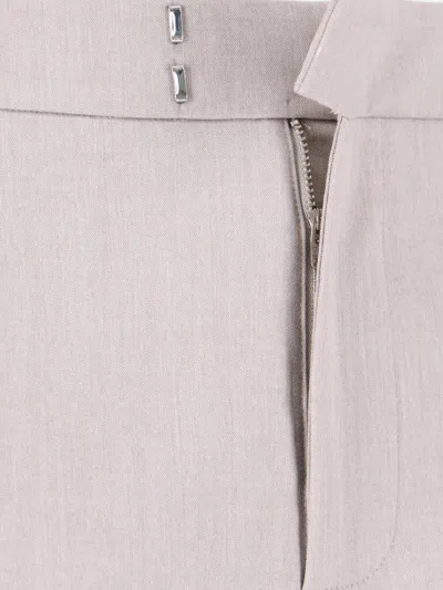 Represent Beige Tailored Pants With Medium Waist In Pink