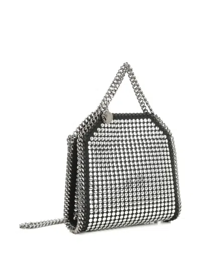 Stella Mccartney Falabella Tiny Tote Bag In Metallic