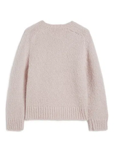 Jil Sander Light Pink Mohair Blend Sweater In Pink
