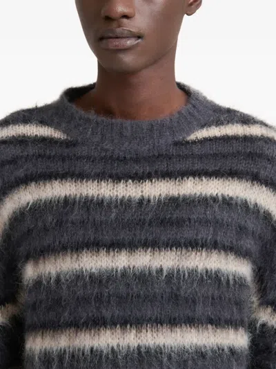 Marni Maglione In Misto Mohair Ricamato  Uomo In Black