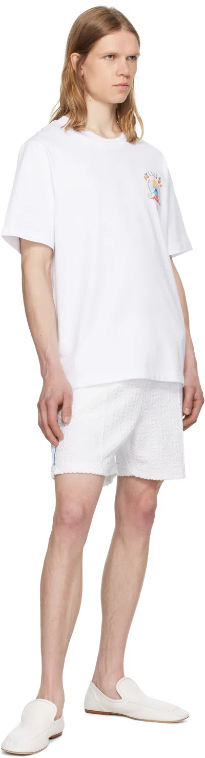 Casablanca Casa Way Mountain Printed T-shirt In White