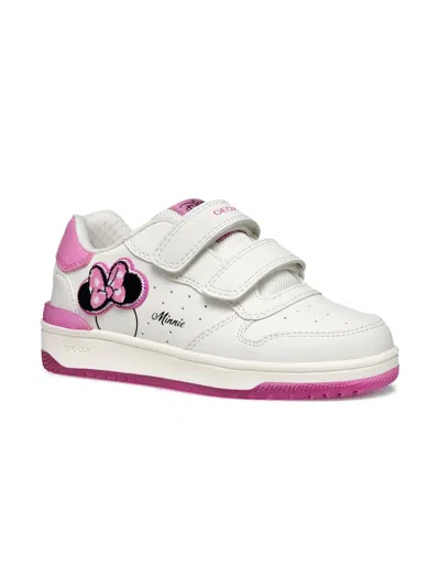 Geox Washiba Junior White/fuchsia In White