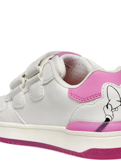 Geox Washiba Junior White/fuchsia In White