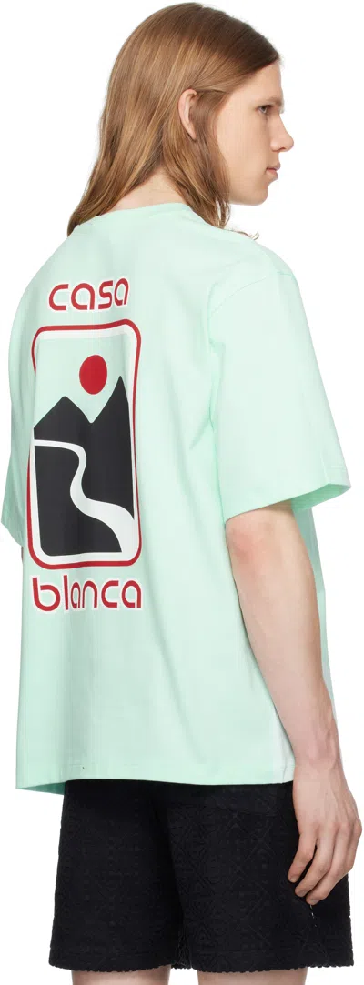 Casablanca Oversize Graphic Print Sunset Valley T-shirt