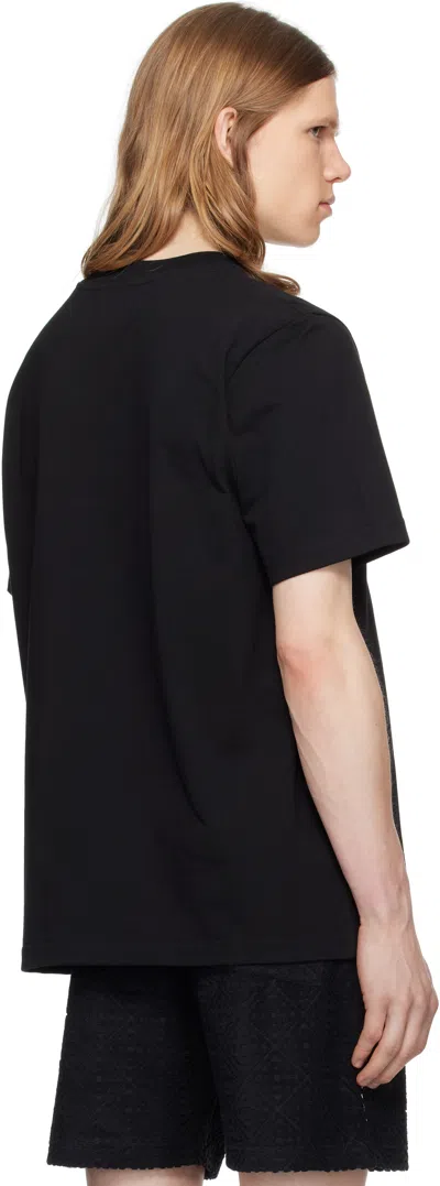 Casablanca Mushroom Emblem T-shirt In Black
