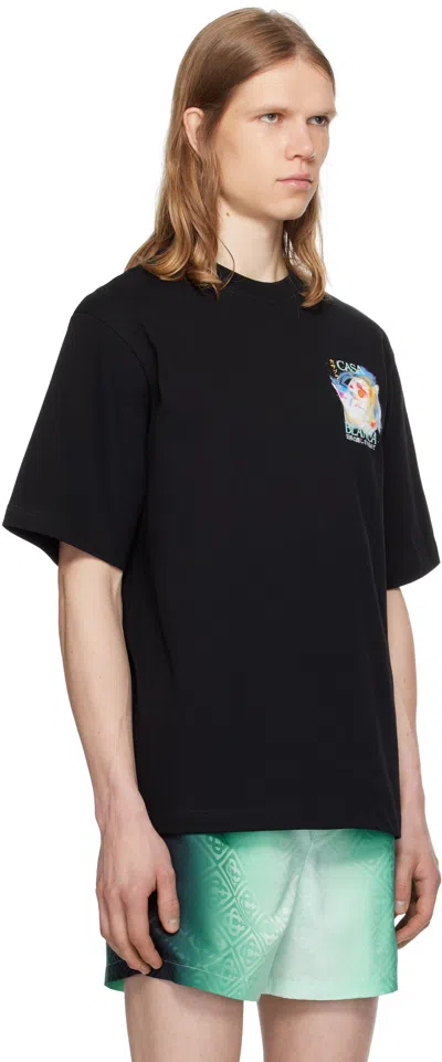 Casablanca Men's Galactic Connection T-shirt In Black