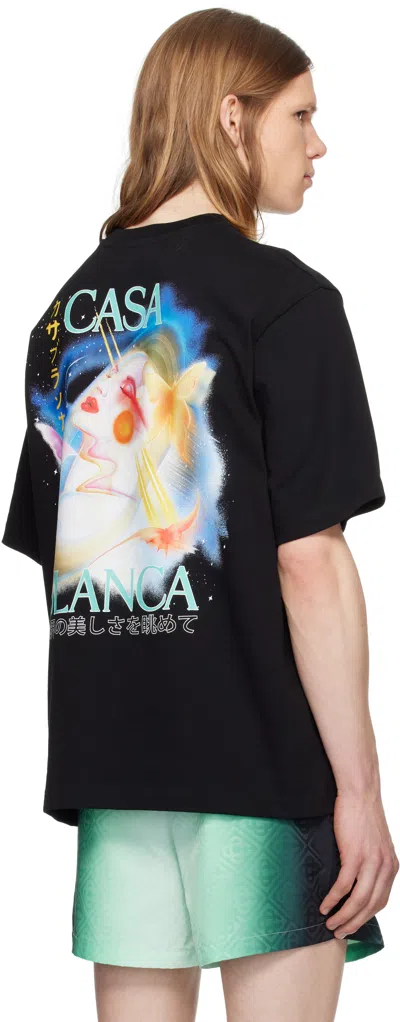 Casablanca Men's Galactic Connection T-shirt In Black