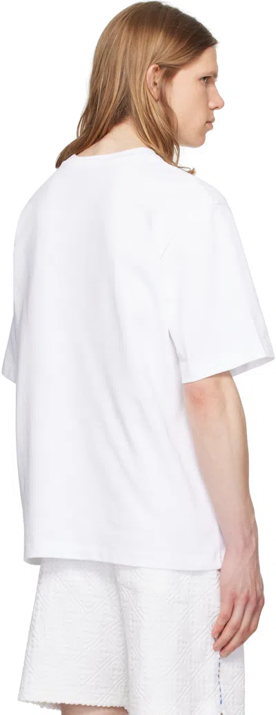 Casablanca White Montagne Sportif T-shirt In Multi