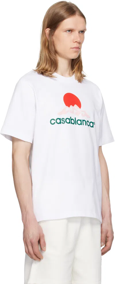 Casablanca Men's Montagne T-shirt In White