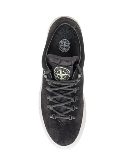 Stone Island Sneaker In Black