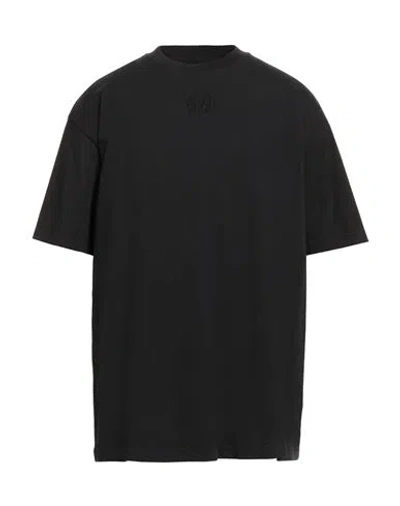 44 Label Group Patched Solid Risk T-shirt In Black