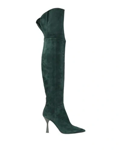 Agl Attilio Giusti Leombruni Agl Woman Boot Dark Green Size 8 Soft Leather