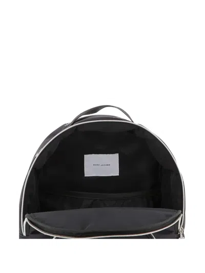 Marc Jacobs Floral-print Padded Backpack In Black