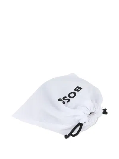 Bosswear Logo Plaque Webbing Belt In Black