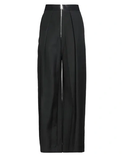 Khaite The Marine Wide-leg Trousers In Black Fabric