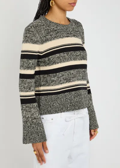 Day Birger Et Mikkelsen Lynn Striped Knit Jumper In Gray