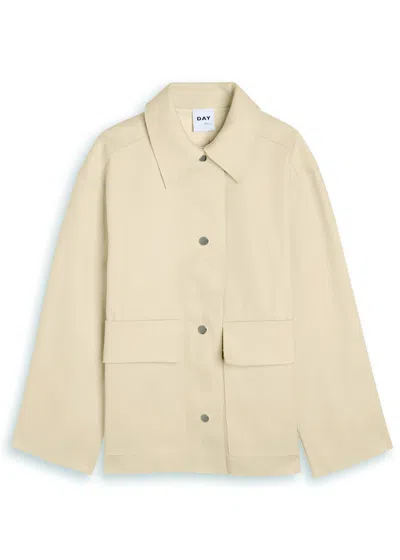 Day Birger Et Mikkelsen Harry Twill Jacket In Neutral