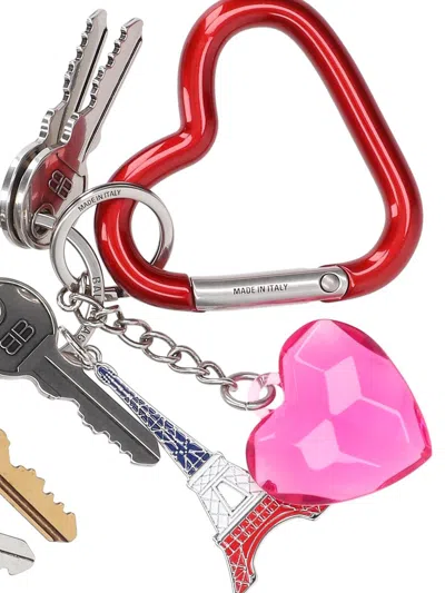 Balenciaga Logo Charm Keyring