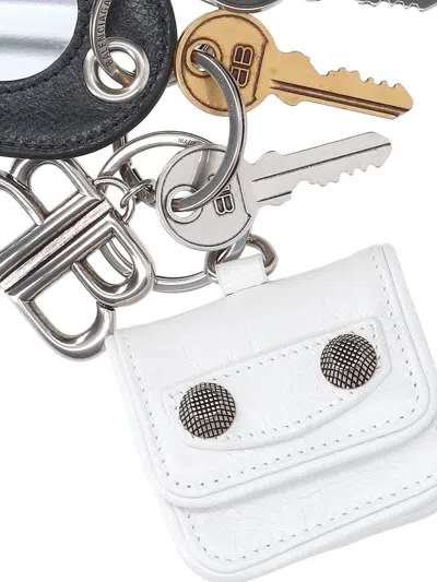 Balenciaga Logo Charm Keyring