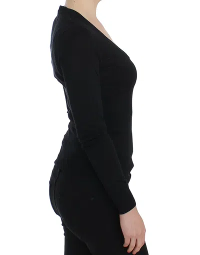 Dolce & Gabbana Black Cashmere Crewneck Sweater Pullover In Black