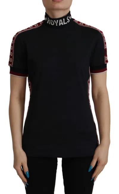 Dolce & Gabbana Black #dgmillennials 100% Cotton T-shirt In Black