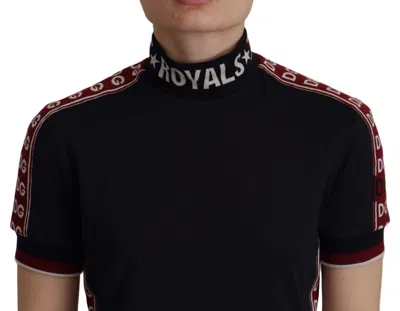 Dolce & Gabbana Black #dgmillennials 100% Cotton T-shirt In Black