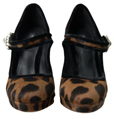 Dolce & Gabbana Elegant Leopard Heel Pumps For Chic Women's Sophistication