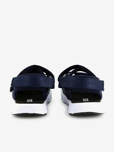 Hugo Boss Boss Boys Velcro Strap Sandals In Black