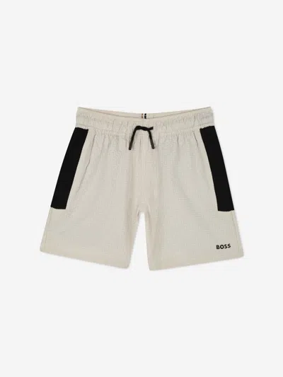 Hugo Boss Costume Con Logo In Neutral