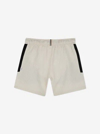 Hugo Boss Costume Con Logo In Neutral