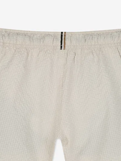 Hugo Boss Costume Con Logo In Neutral