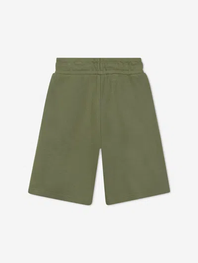 Hugo Boss Boss Boys Logo Print Shorts In Green