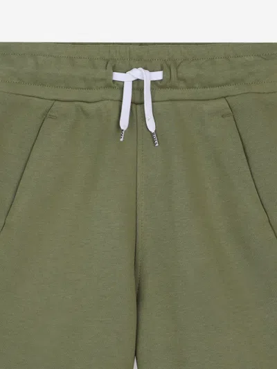 Hugo Boss Boss Boys Logo Print Shorts In Green