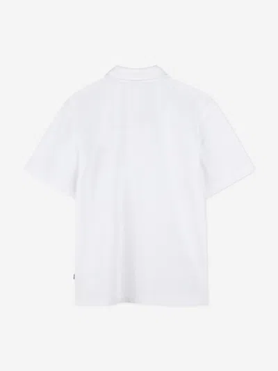 Hugo Boss Boss Kids Polo Shirt In White